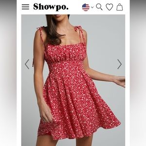 Showpo Summer Jam Dress Size L Red